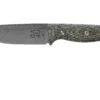 White River Knives Ursus 45 Black & OD Green Linen Micarta Couteau De Bushcraft -Kai Soldes Boutique WRUR45 LBO 01 white river knives