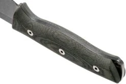 White River Knives Ursus 45 Black & OD Green Linen Micarta Couteau De Bushcraft -Kai Soldes Boutique WRUR45 LBO 04 white river knives