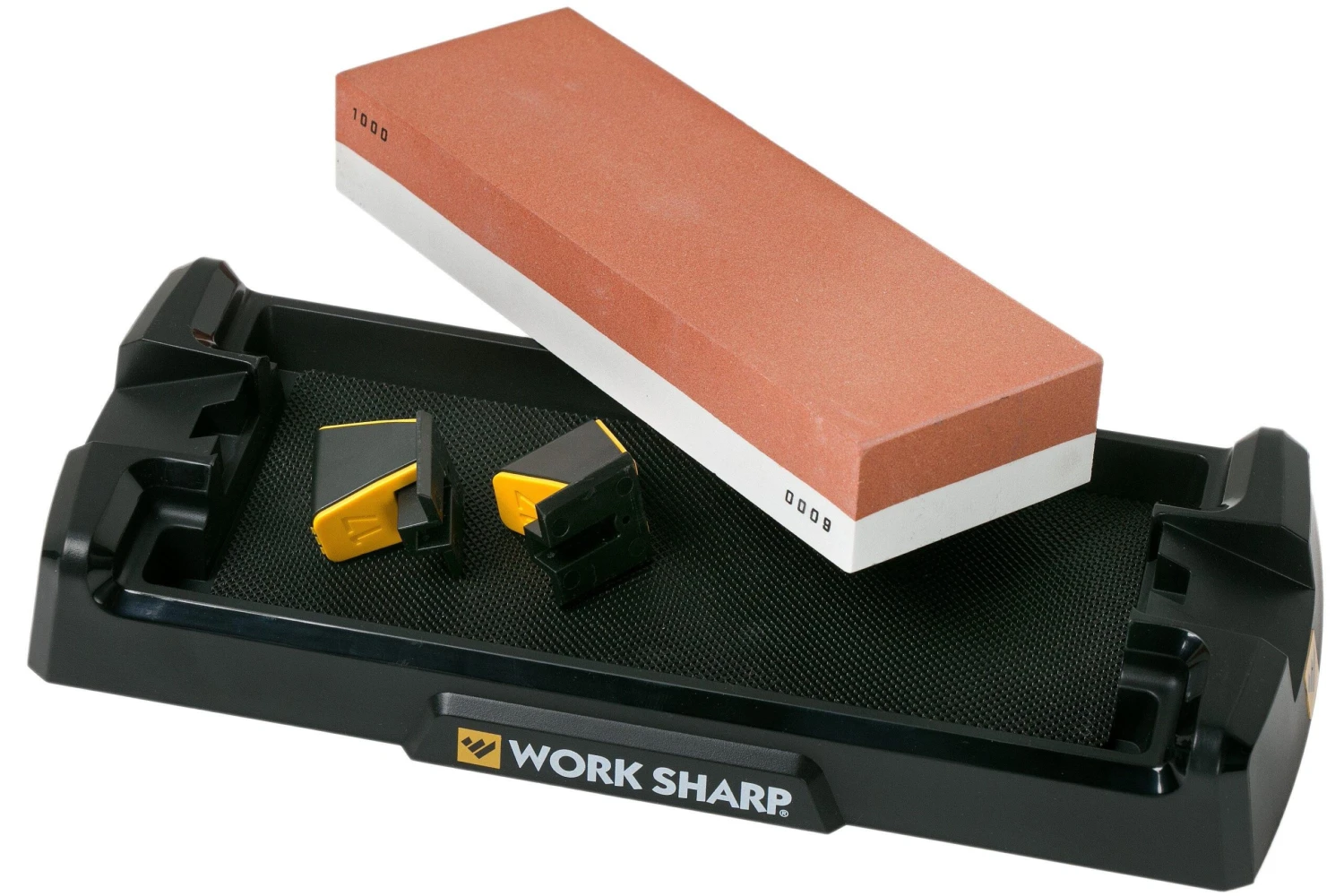 Work Sharp Whetstone Knife Sharpener Pierre à Aiguiser Combinée, WSBCHWHT 4 Work Sharp Whetstone Knife Sharpener Pierre à Aiguiser Combinée, WSBCHWHT – Image 2