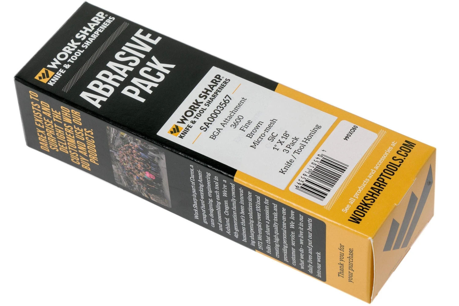 Work Sharp Blade Grinding Attachment Set De Bandes D'aiguisage, 3600 Fines, SA0003567 4 Work Sharp Blade Grinding Attachment Set De Bandes D'aiguisage, 3600 Fines, SA0003567 – Image 2