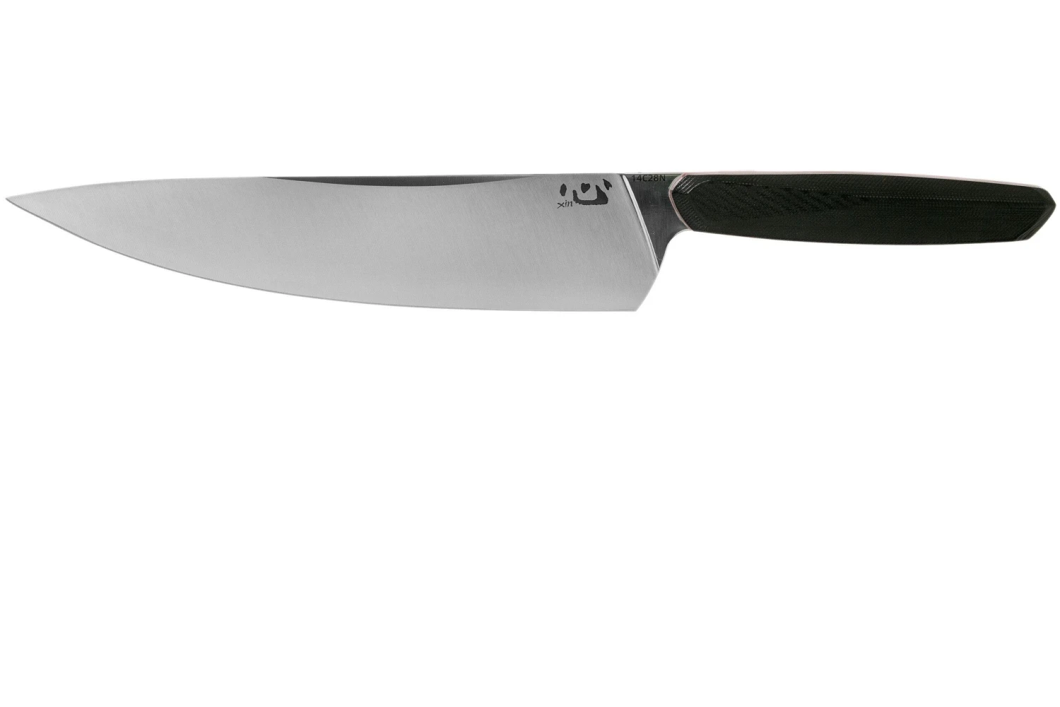 Xin Cutlery XinCore XC124 Black G10, Red Liners, Satin, Couteau De Chef, 21,5 Cm 3 Xin Cutlery XinCore XC124 Black G10, Red Liners, Satin, Couteau De Chef, 21,5 Cm