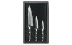 Yaxell Tsuchimon 36754, Set De 3 Couteaux : Couteau De Chef, Couteau Universel Et Couteau à éplucher