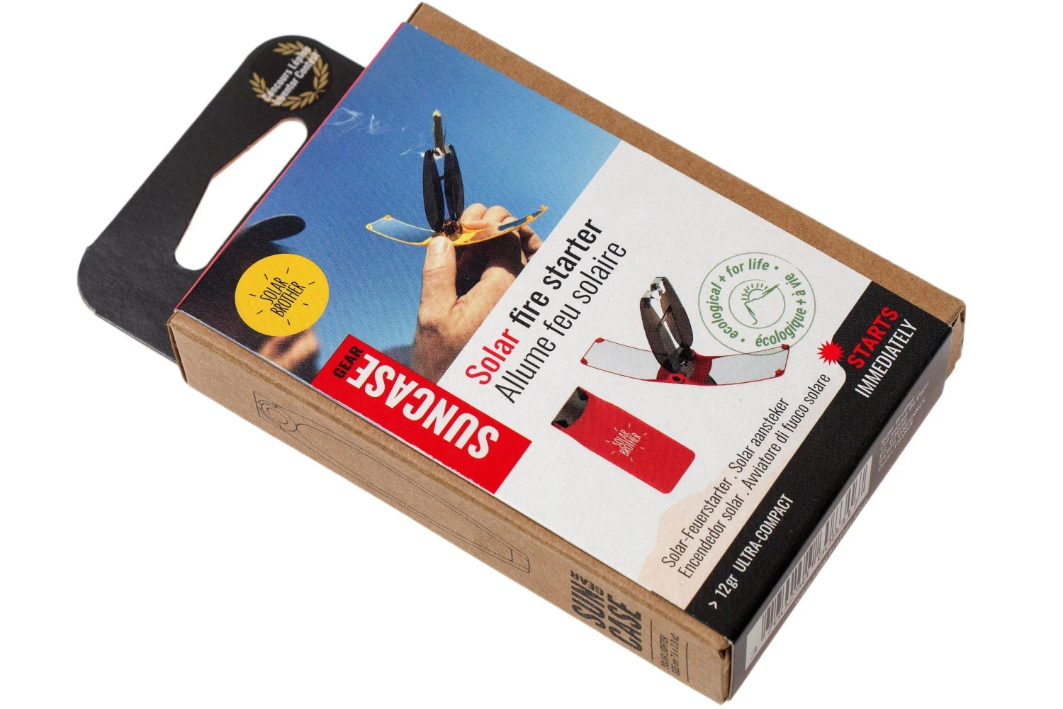 Solar Lighter Suncase V2 Allume-feu Solaire, Rouge 5 Solar Lighter Suncase V2 Allume-feu Solaire, Rouge – Image 3