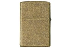 Zippo Flat Bottom Antique Brass 60001567 Bronze, Briquet -Kai Soldes Boutique ZP201FB 000120 02 zippo