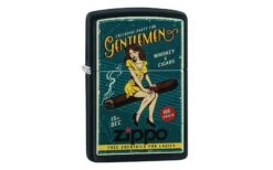 Zippo Cigar Girl Design Matte Black 218-076647, Briquet