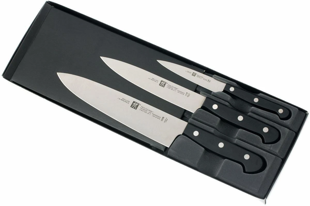 Zwilling Twin Gourmet Ensemble De Couteaux, 3 Pièces 3 Zwilling Twin Gourmet Ensemble De Couteaux, 3 Pièces