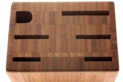 Zwilling, Bloc à Couteaux Solide En Bois Pour 7 Pièces. -Kai Soldes Boutique ZW35042 400 04 zwilling houten messenblok zw35042 400 d4