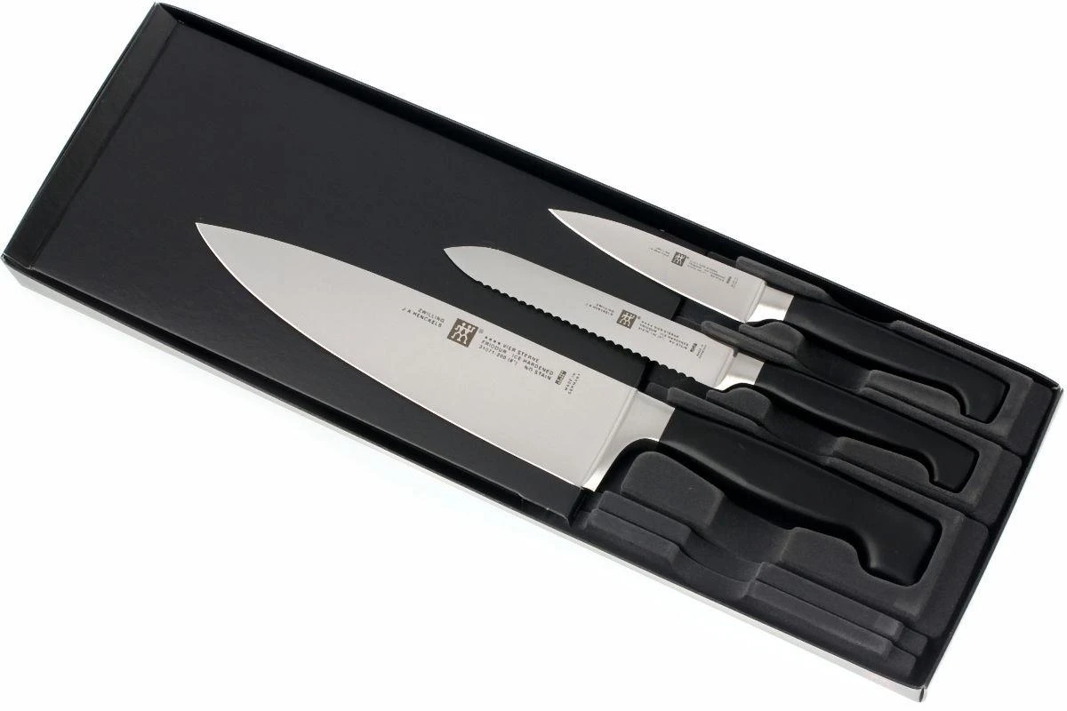 Zwilling Four Star Ensemble De Couteaux, 3 Pièces 3 Zwilling Four Star Ensemble De Couteaux, 3 Pièces