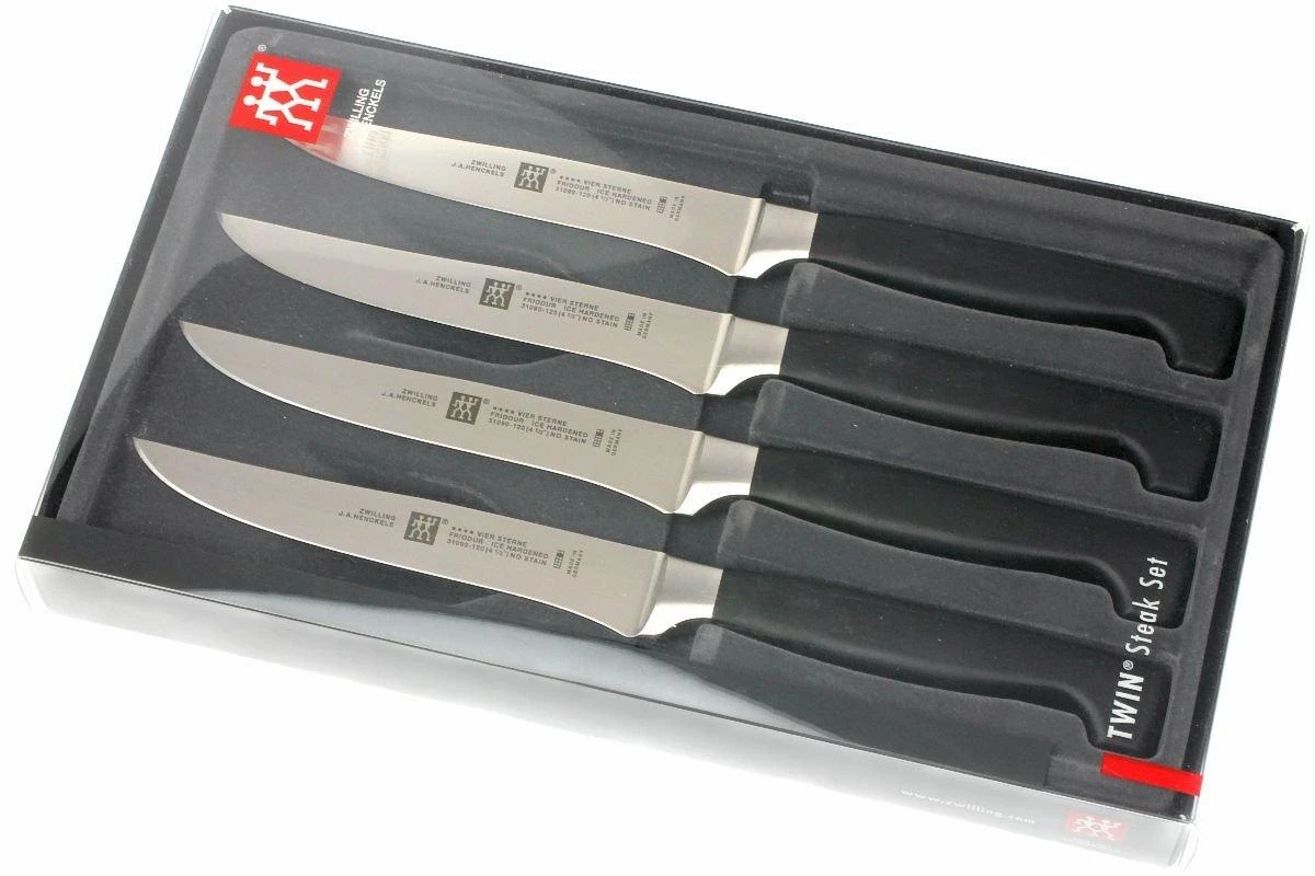 Zwilling - Four Star (4 Étoiles) Couvert à Steak (4 Pièces) 3 Zwilling - Four Star (4 Étoiles) Couvert à Steak (4 Pièces)